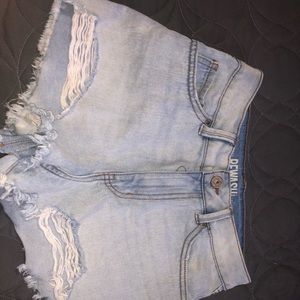 Denim shorts